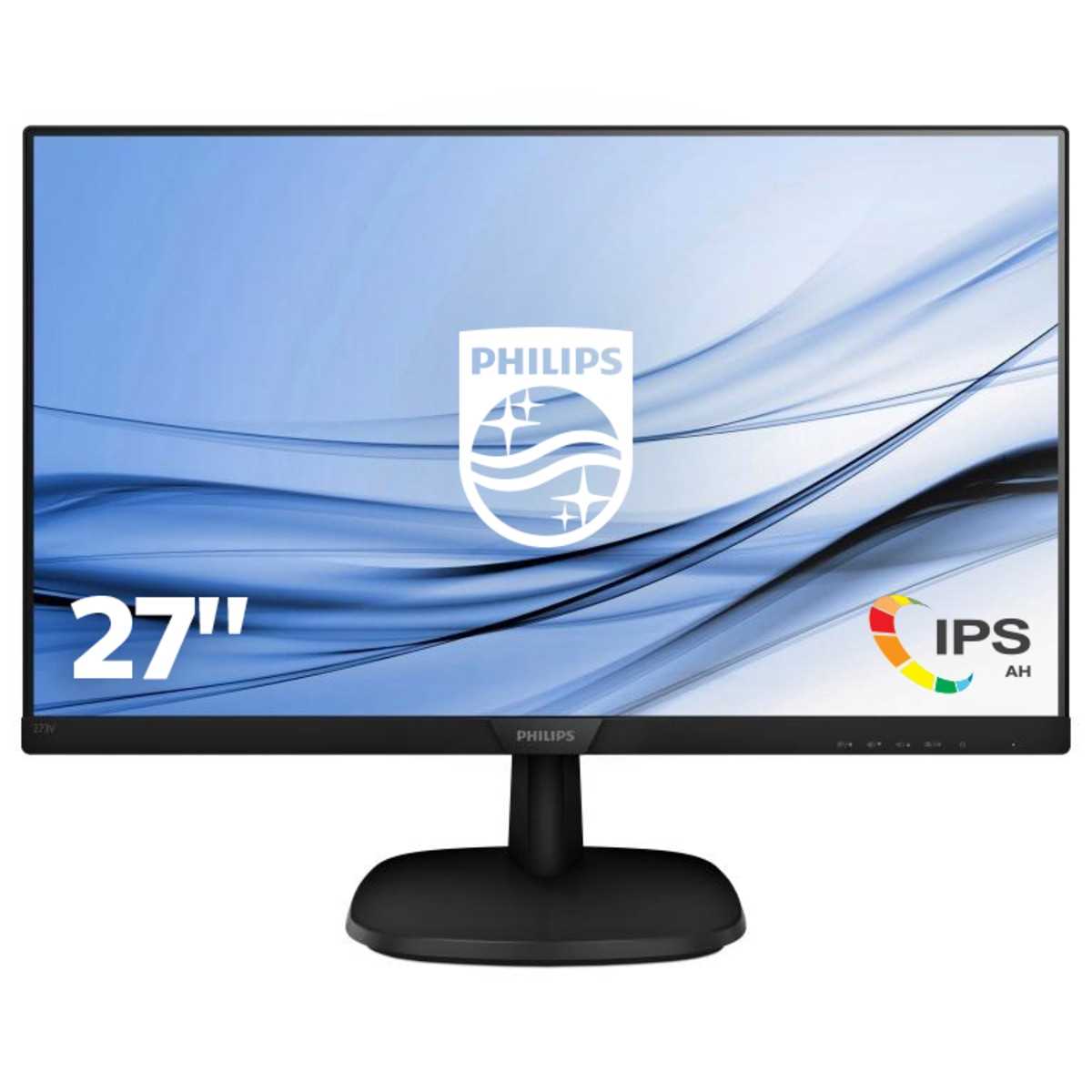 Монитор LCD 27'' 16:9 1920х1080(FHD) IPS, nonGLARE, Нет, 75 Гц, 250cd/m2, H178°/V178°, 1000:1, 10M:1, 16,7 миллионов цветов, 4ms, VGA, DVI, HDMI, Tilt, Speakers, Audio out, Black